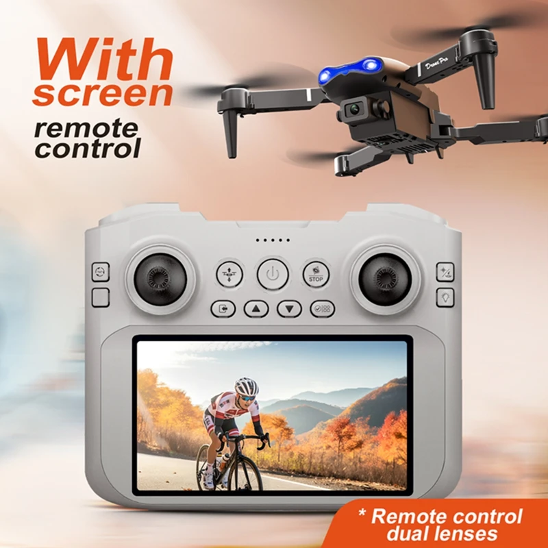 Drone Caméra 4K/6K/8K avec Stabilisation - Noir ou Gris
