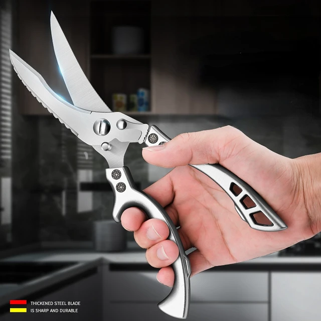 Kitchen Scissors Cutting Poultry  Stainless Steel Kitchen Scissors -  Kitchen - Aliexpress