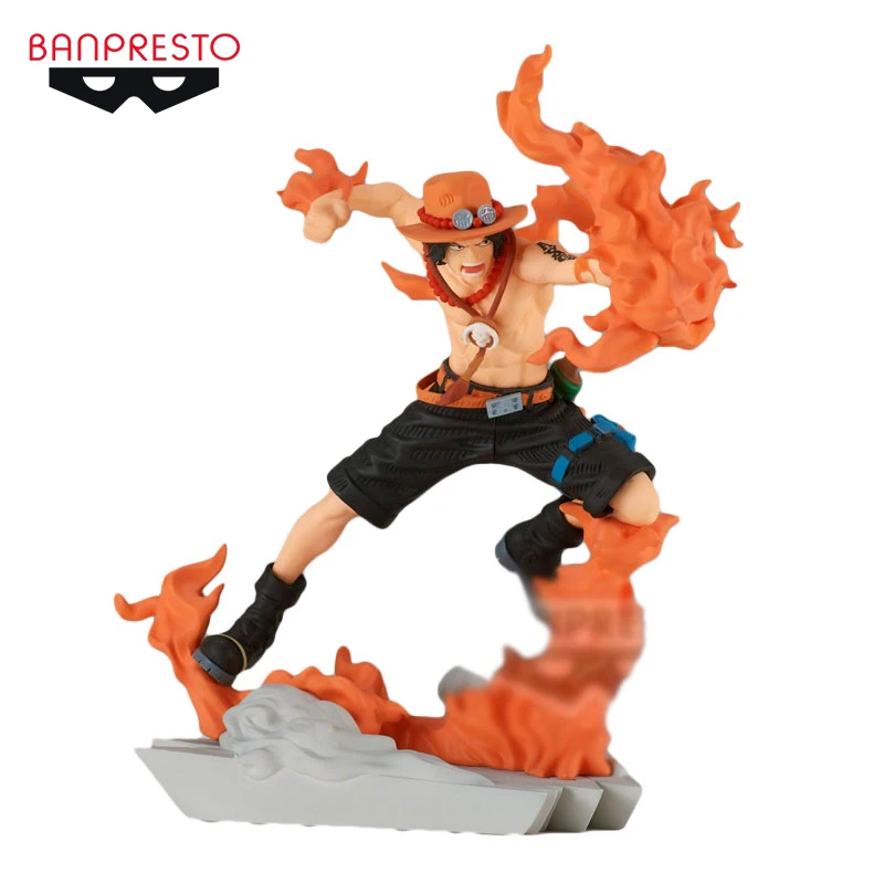 Original Banpresto One Piece Portgas D Ace Wano Country Pk Pvc Anime