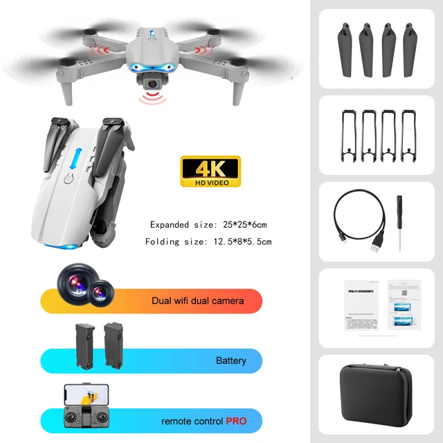 explorers 4ch remote control quadcopter KBDFA Mini Drone E99 K3 PRO 4K HD Camera WIFI FPV Obstacle Avoidance Foldable Profesional RC Dron Quadcopter Helicopter Boy Toys 6 ch remote control quadcopter RC Quadcopter