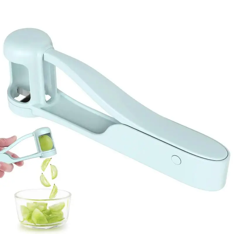 

Grape Cutter Tool Strawberry Slicer Grape Cutter Small Seedless Fruit Easily And Quickly Ergonomic Handle 304 Stainless Steel