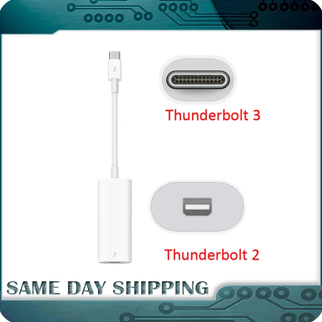 USB-C Thunderbolt 3 vers Thunderbolt 2 Adaptateur Convertisseur Câble  MMEL2AM/A A1790 pour Apple Macbook