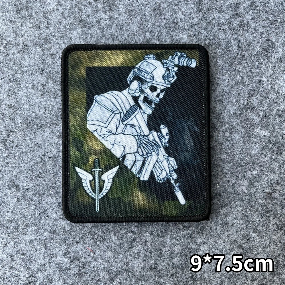 �Spanien, Korps“ Chevron Moral Abzeichen Taktische Airsoft Patches Militär Armee Special Operations Armband Rucksack HookLoop Aufkleber – Detail 19