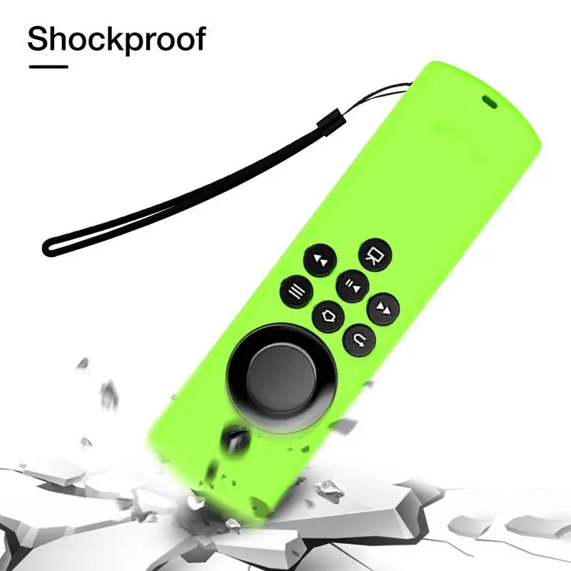 Silicone Case for Amazon Alexa Voice Remote Lite/Fire TV Remote Control Shockproof Anti-Slip Replacement Protective Cover Case for Silicone Remote Case Silicone Remote Cover Silicone Remote Sleeve Remote Controller Cover Silicone Case Protector