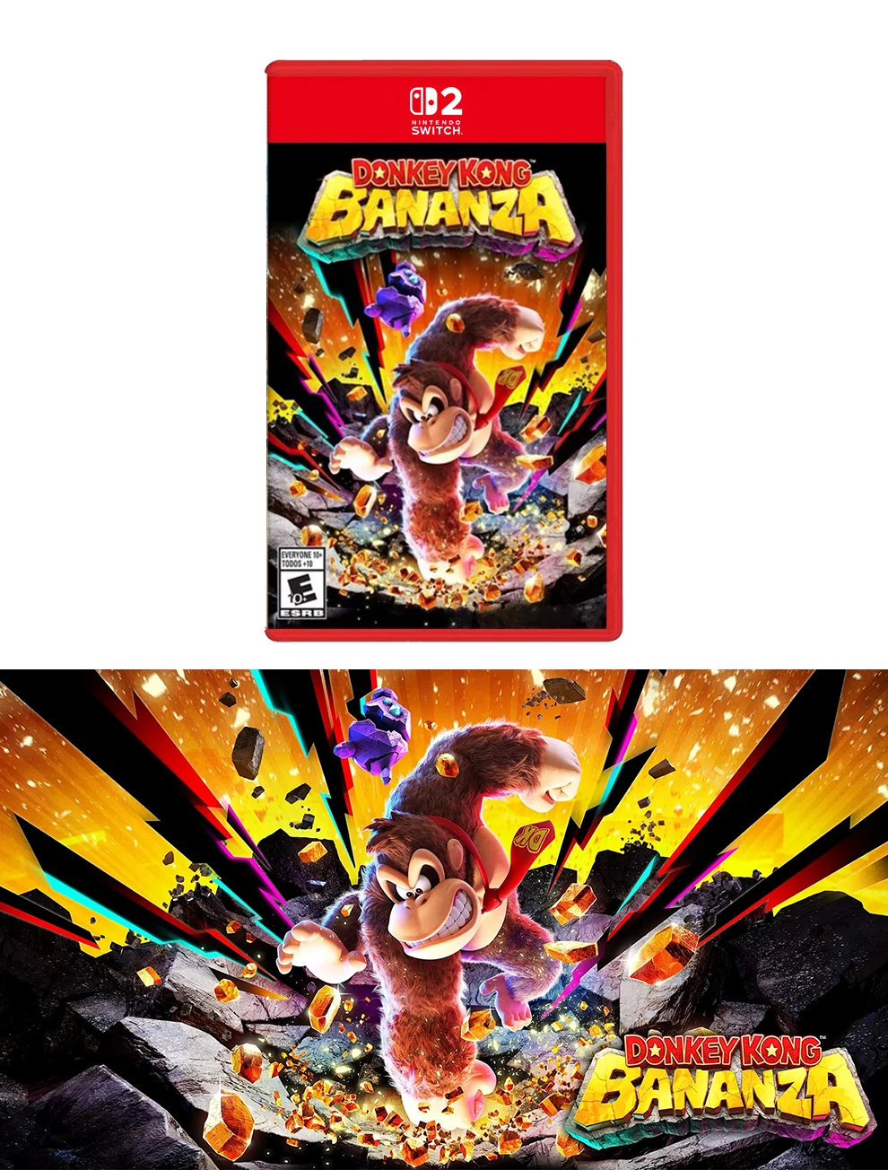 Nintendo Switch 2 Donkey Kong Bananza Physical Game Card - Original - Alletron Donkey Kong Bananza Game Card
