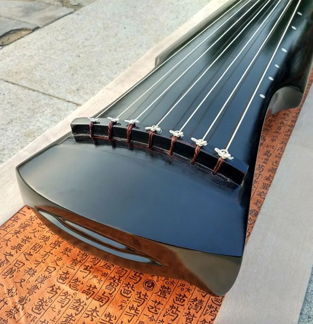 Description Picture 6 of item7 Strings Zither Wood Handmade Guzheng with Accessories Traditional Chinese Musical Instrument Beginner Stringed Instruments