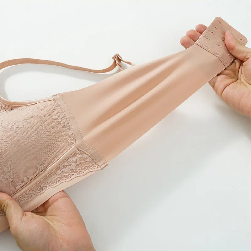 Sexy lace fixed cup seamless women's small breasts gathered without rims bra top anti-sagging underwear women women bra