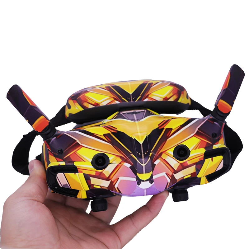 PVC Stickers for DJI Goggles 3 Sticker Scratch Resistant Waterproof Cool Body PVC Skin For DJI AVATA 2 Accessories goggles replacement parts drone accessories