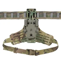 Tactical Holster Combination Adapter MHA QLS Side Kit Thigh Drop Leg Tactical Quick Pull Molle Hunting Comfortable Airsoft Gear 1