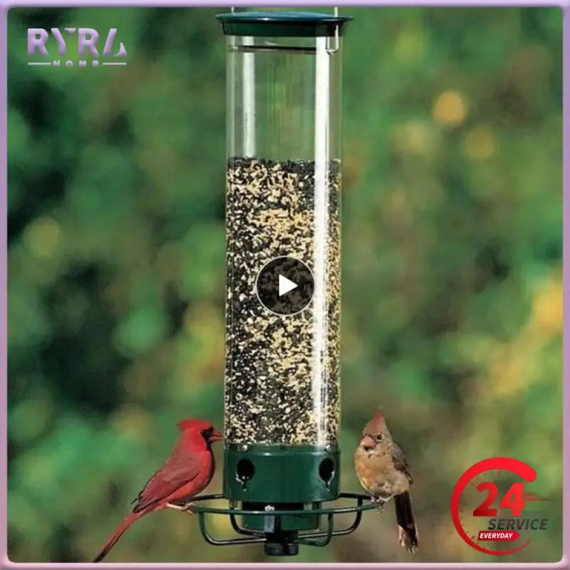 

Bird Feeder Metal Material Preservative Durable Anti-rust Water Proof Gardening Supplies Metal Feeder Farmhouse Style Feeder