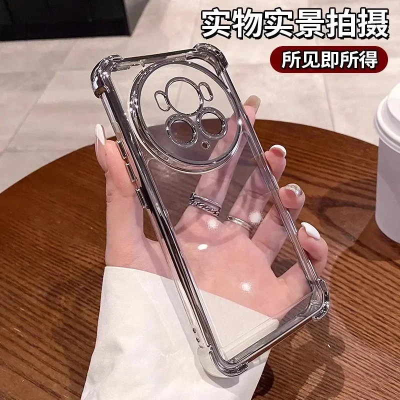 Four Corners Anti-Shock Silicone Case with Lens Protection and Plating Finish