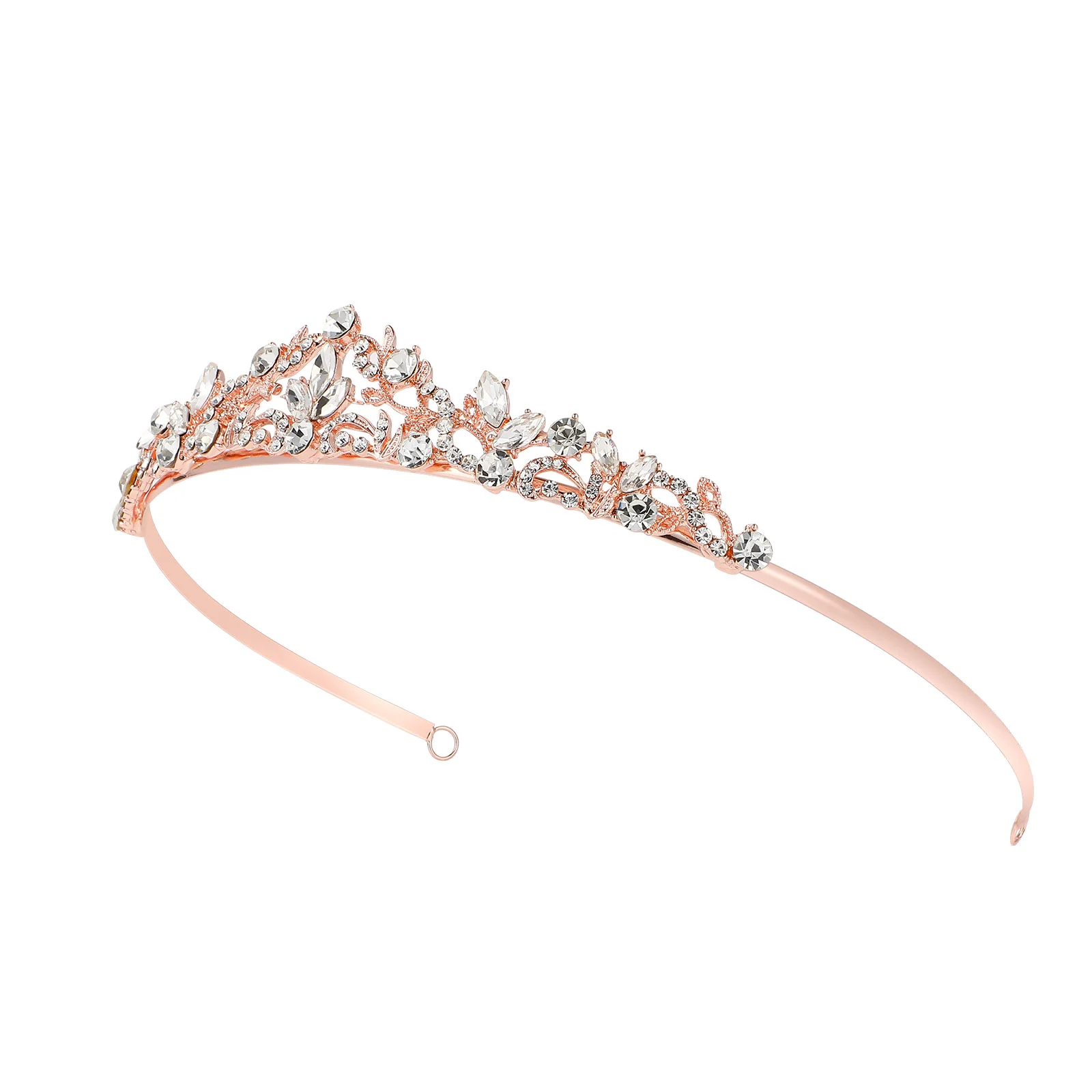 

Girl Headpiece Bridal Tiara Crown for Bridesmaid Wedding Hair Accessories Women Headgear Hairband