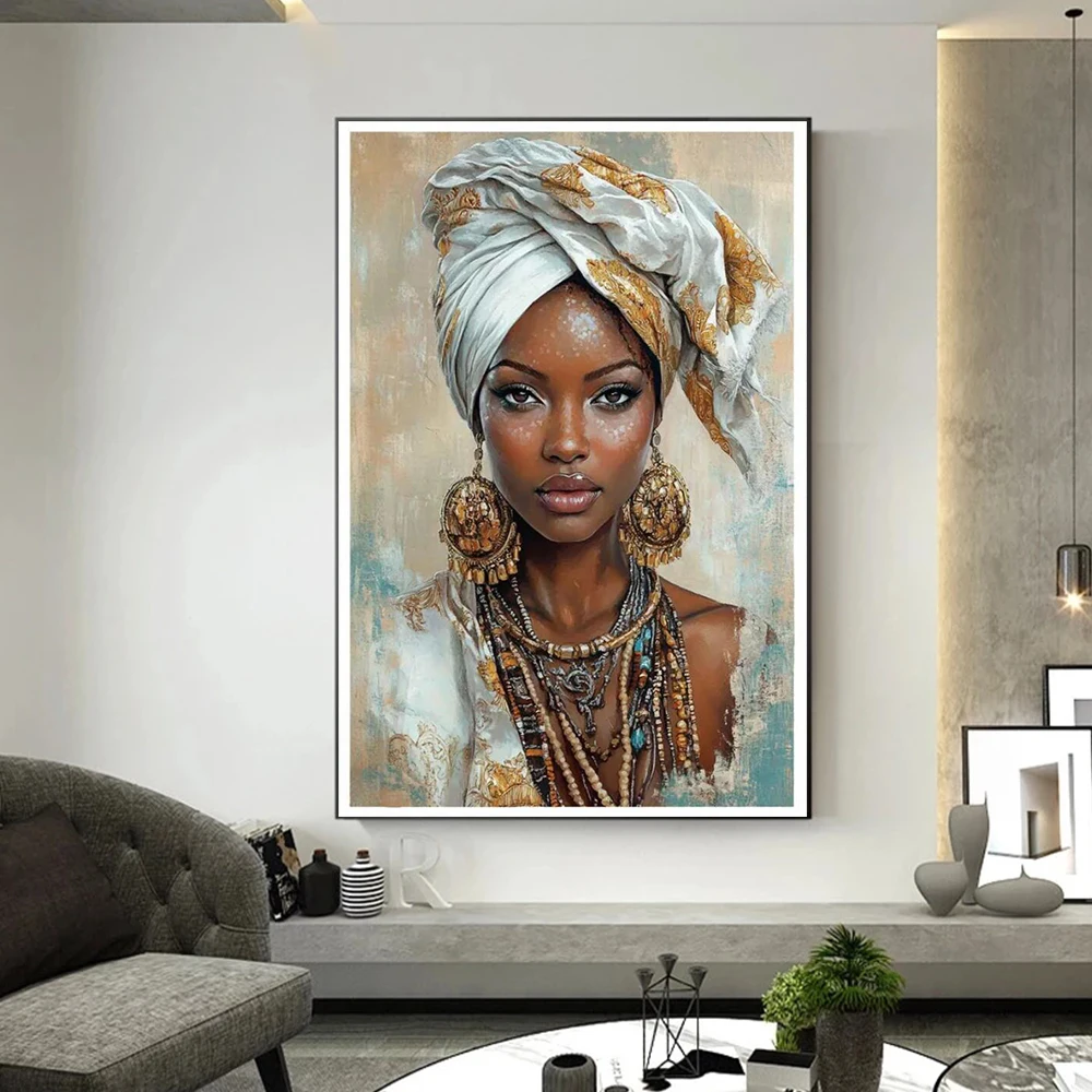 African Woman Canvas Art 4