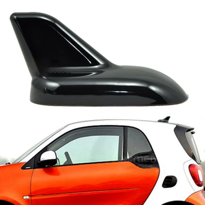 Car Plastic Roof Antenna Decorative Shell Shark Fin Sticker For