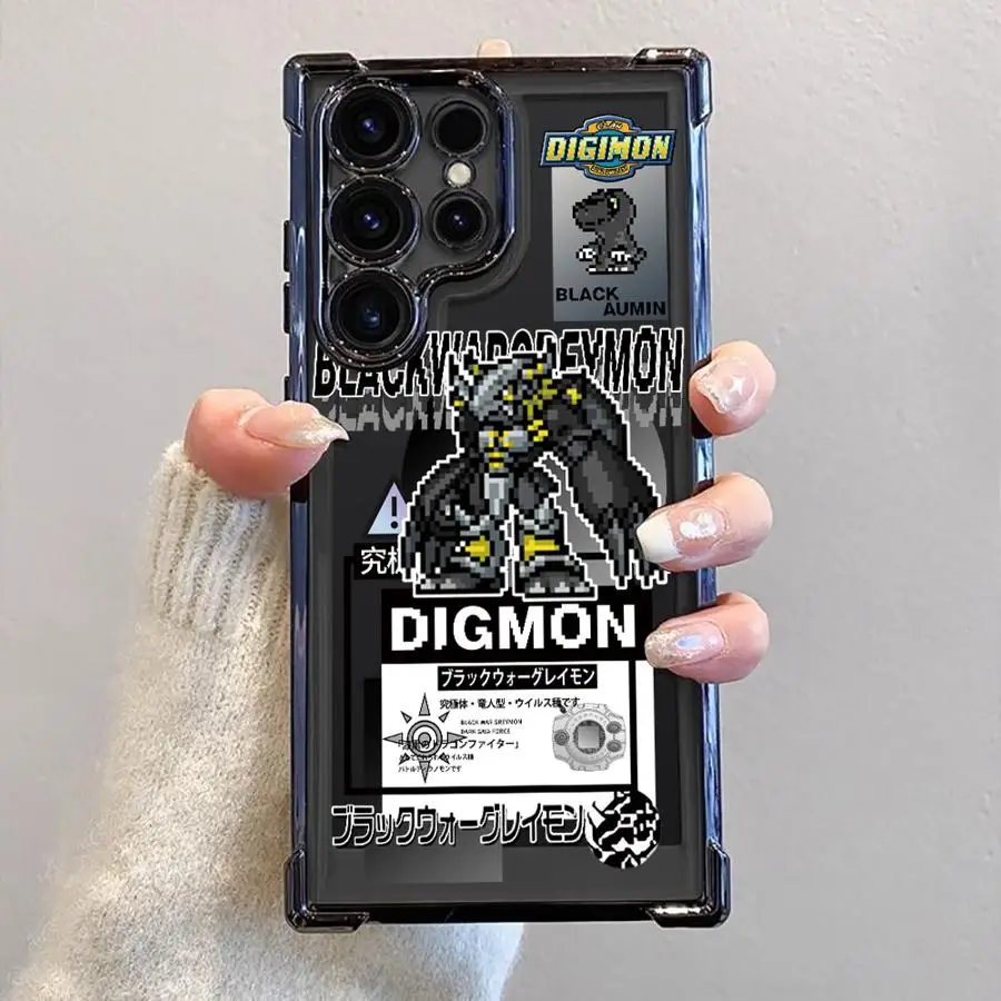 Transparent Protective Phone Case with Digimon Adventure Design