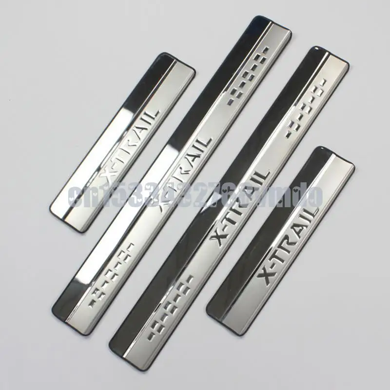 

Накладка на порог двери из нержавеющей стали для Nissan X-Trail, X-Trail, XTrail T32, 2014-2020 гг., накладка на педаль, аксессуары для стайлинга автомобиля