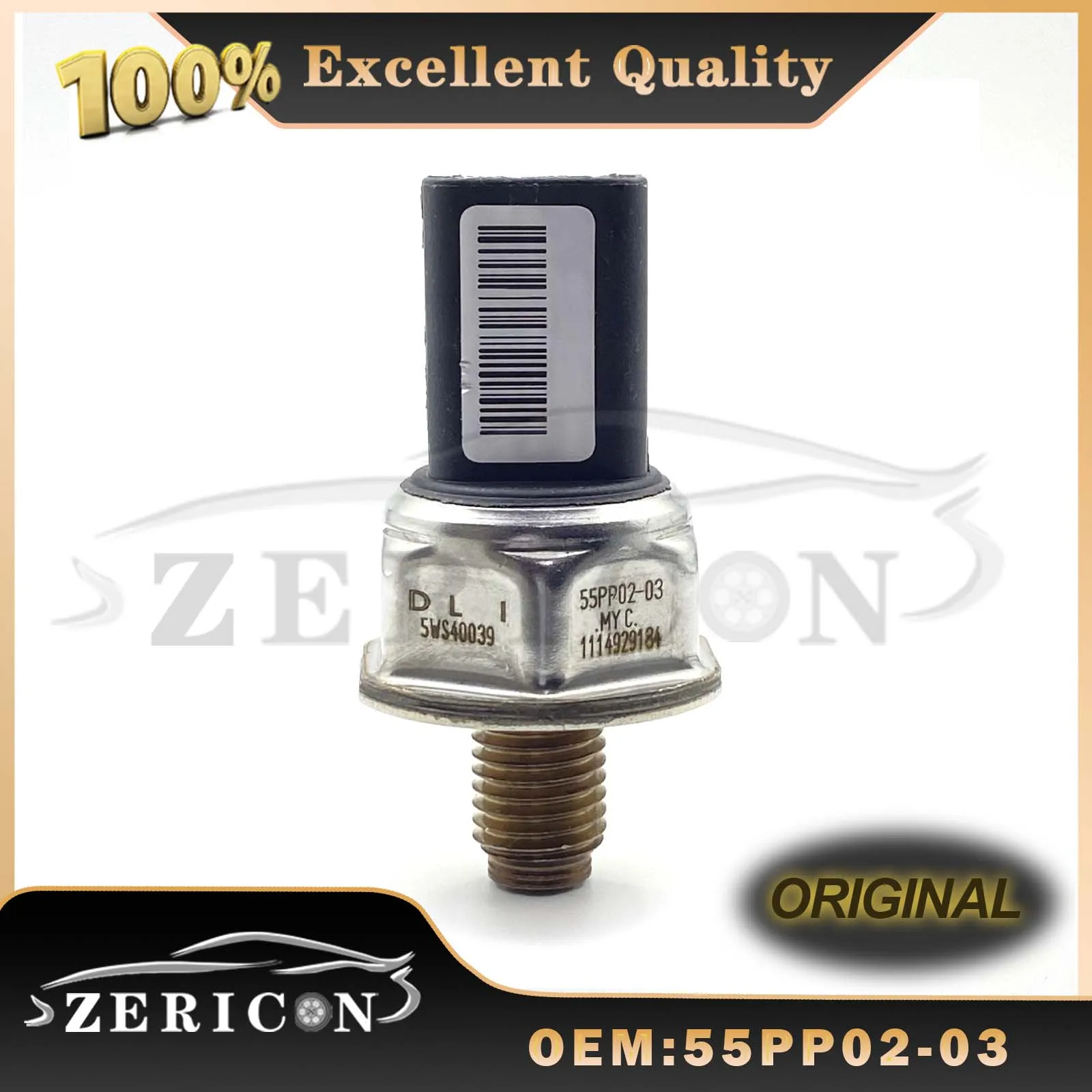 

Оригинальный датчик давления топлива 55PP02-03 5WS40039 для Ford Focus C-Max S-MAX Galaxy Mondeo Transit Tourneo 1,8 TDCi 95% Новинка