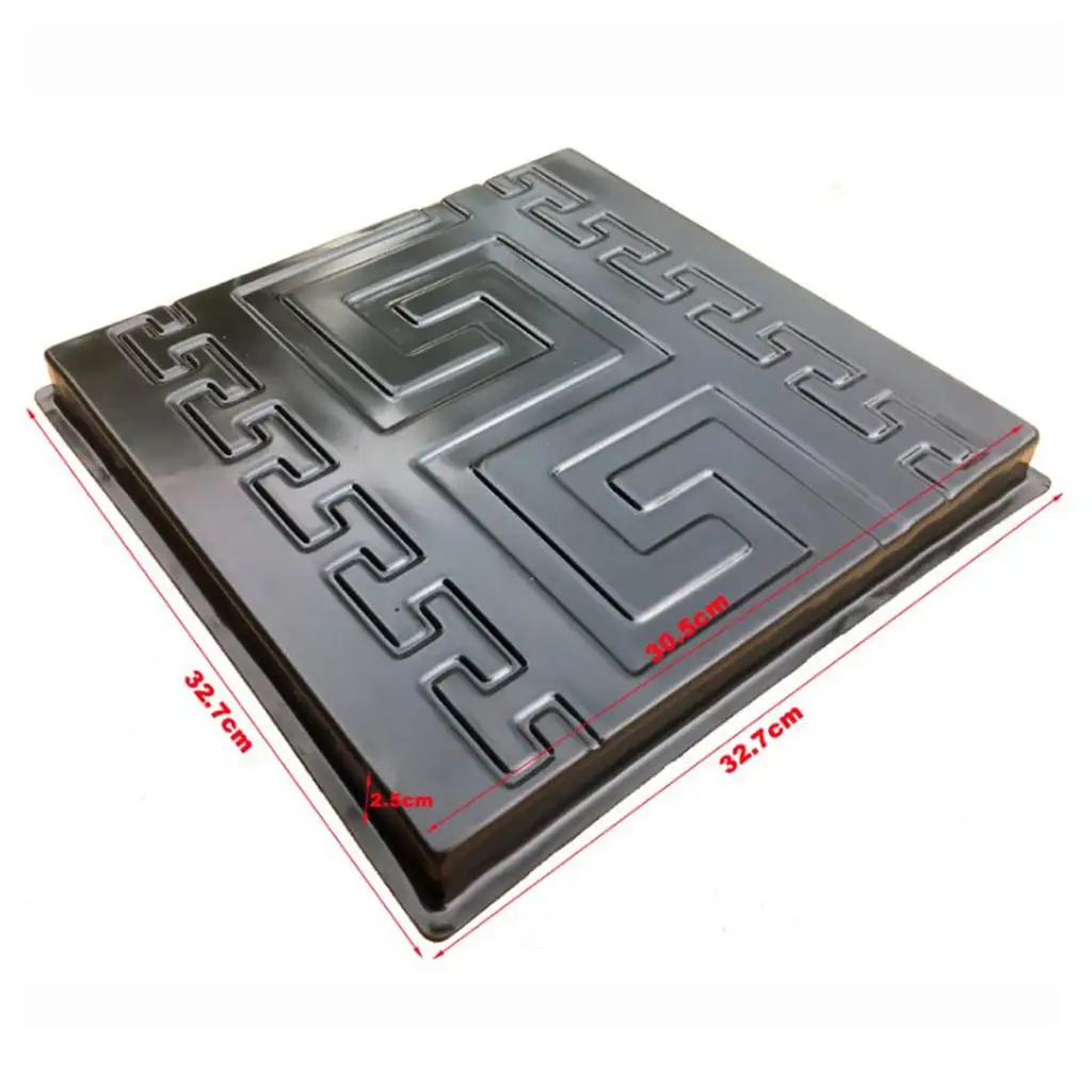 Reusable Stone Mold Stepping Stone Making Mould Walkway Decoration