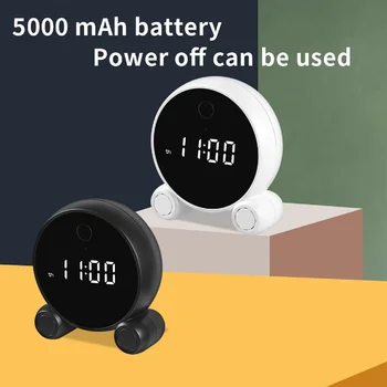 Tuya Wifi reloj despertador cámara HD 1080P visión nocturna detección de movimiento portátil vigilancia de seguridad del hogar Wifi reloj cámara IP 1