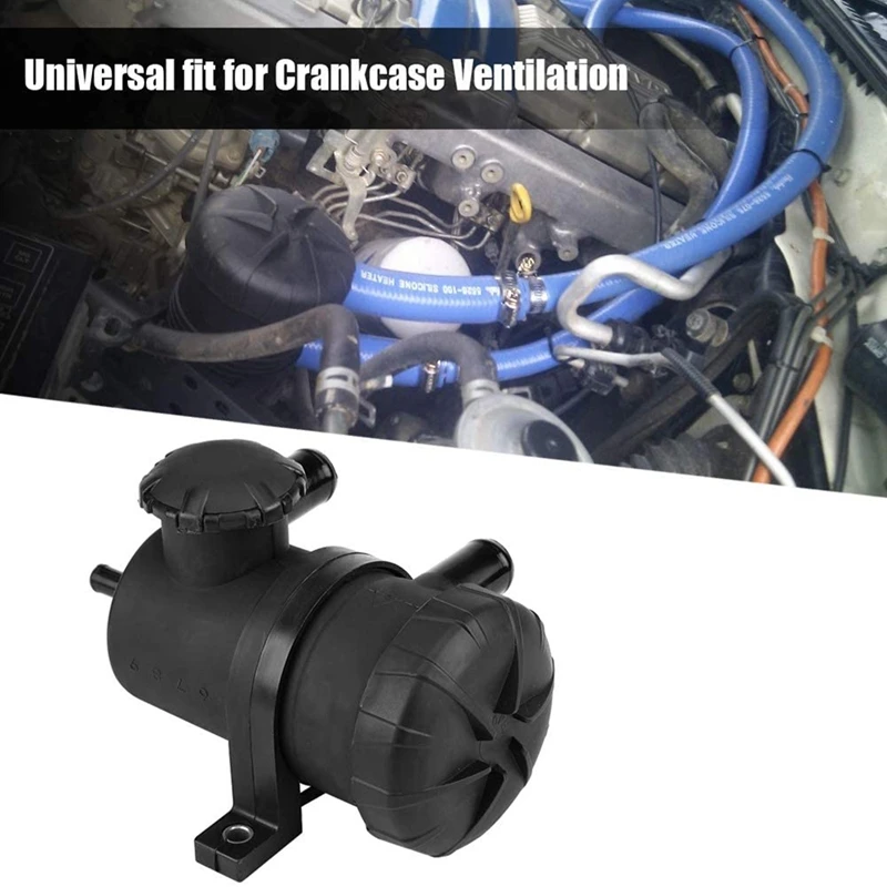 

Air Oil Separator,Universal Oil Catch Can Reservoir Tank Stainless Breather Filter Kit For Ventilation 3931030955