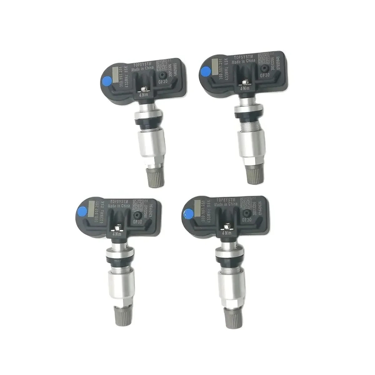 A Set TPMS Tire Pressure Monitor System Control Unit with Sensor and Plug For AUDI VW Golf 7 Tiguan Passat B8 Skoda Seat