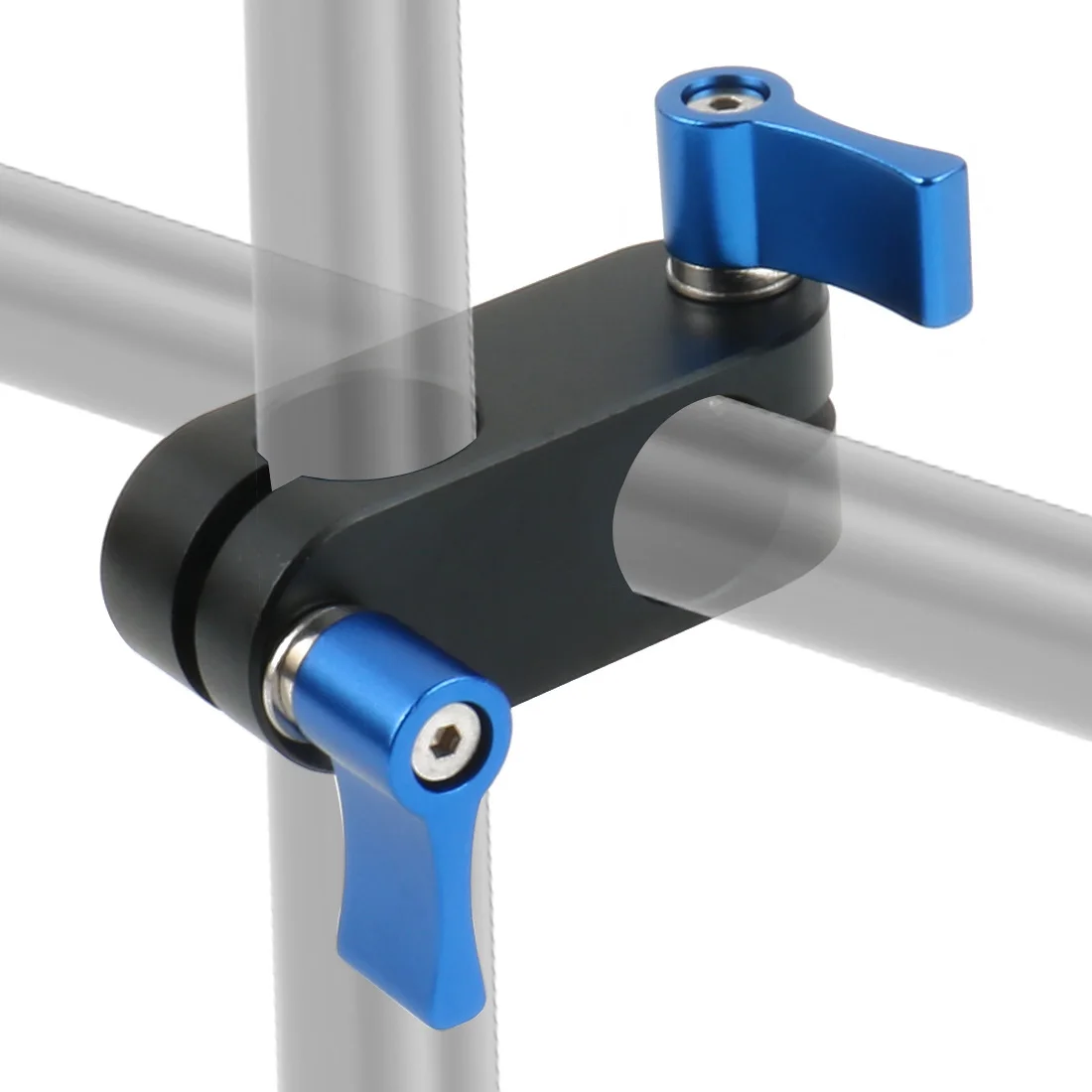 Right Angle 15mm Rod Rig Clamp Adapter 90 Degree for 5D2 5D3 A7s GH4 SLR Camera