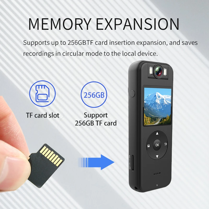 Ultra high definition 4K camera wireless WiFi hotspot law enforcement recorder motorcycle riding recorder mini sports camera mini digital camera mini camera