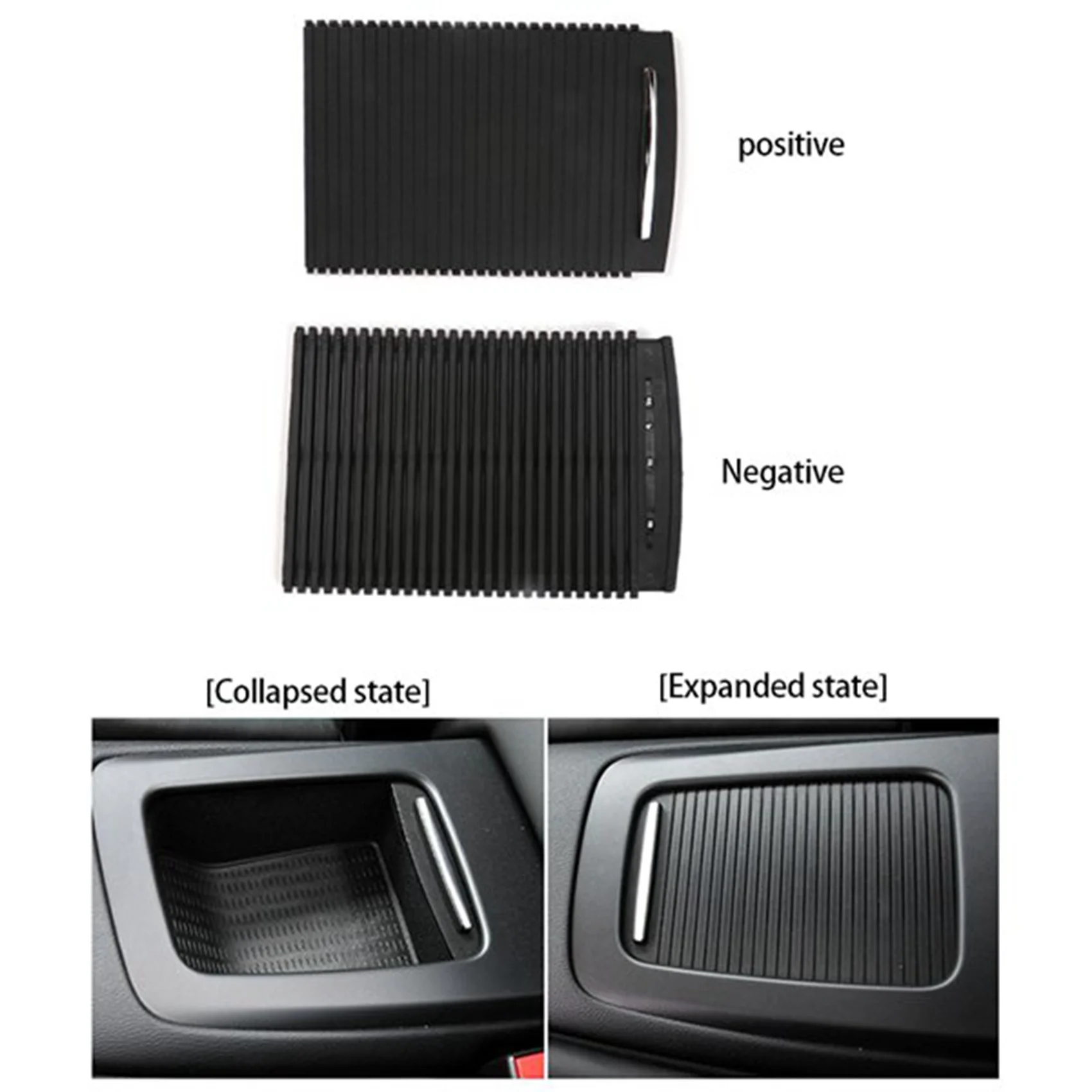 Dashboard Cover Car Rear Center Console Roller Blind Cover 51166963913 5116696094 for-BMW E92 E93 M3 2006-2012