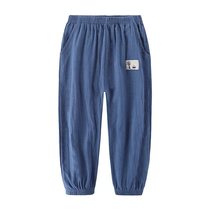 Kids Cotton Linen Pants 1