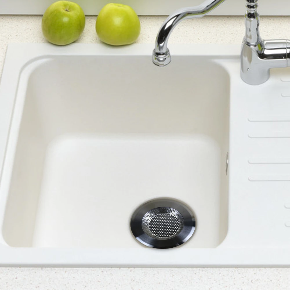 Sink Strainer Drain Hole Filter Trap Stainless Steel Washing Pool Strainer Leak Net Hair Catcher Stopper Kitchen Accessories