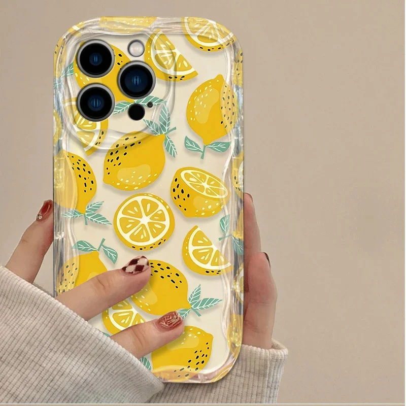 Summer Fresh Fruit Lemon Print TP Phone Case Cover