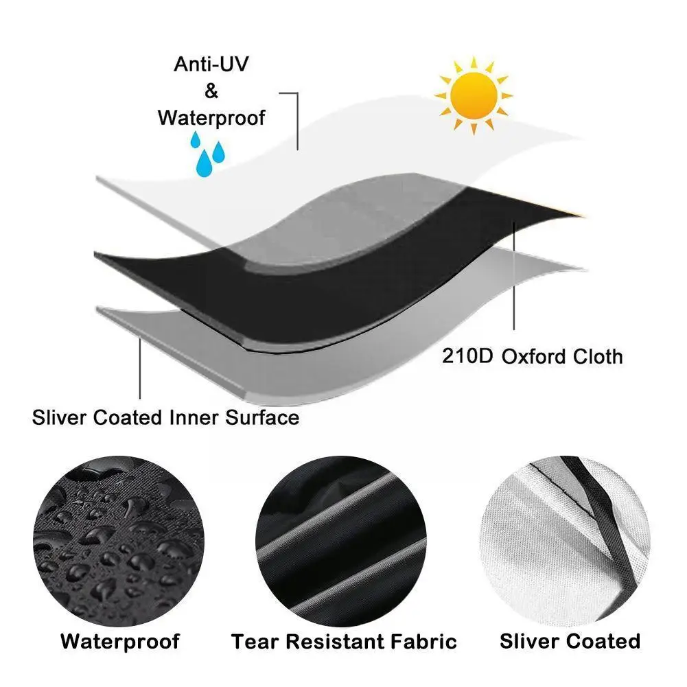 Folding Chair Chair Seat Covers Folding Chair Cover Recliner Cover Waterproof Uv 110x71cm Dustpr Coveres Outdoor Oxford Waterproof Cloth