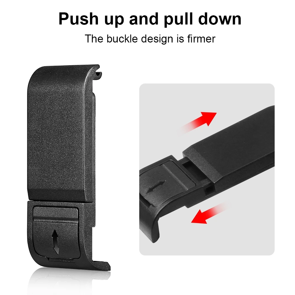 Black Side Interface Door Cover for GoPro HERO 13 12 11 10 9, Repair Part for HERO 10 9 Data Port Cover Replacement