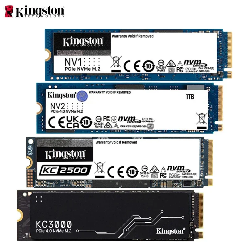 Kingston NV2 PCIe 4.0 NVMe SSD - Lower Power Consumption & Heat