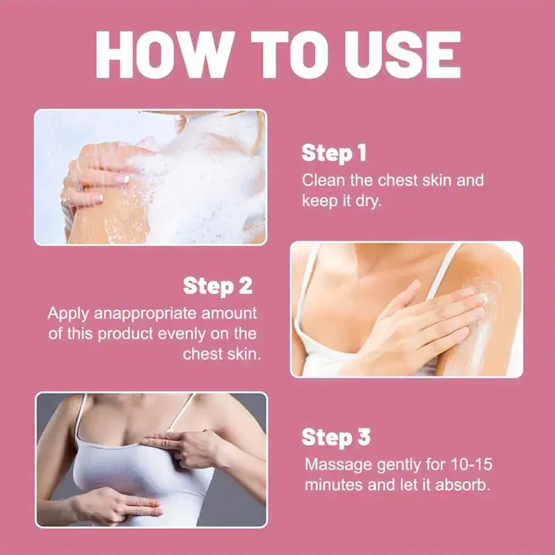 Bee Venom 7-Day Firming and Plumping Cream: Firms the skin and enhances the chest contours