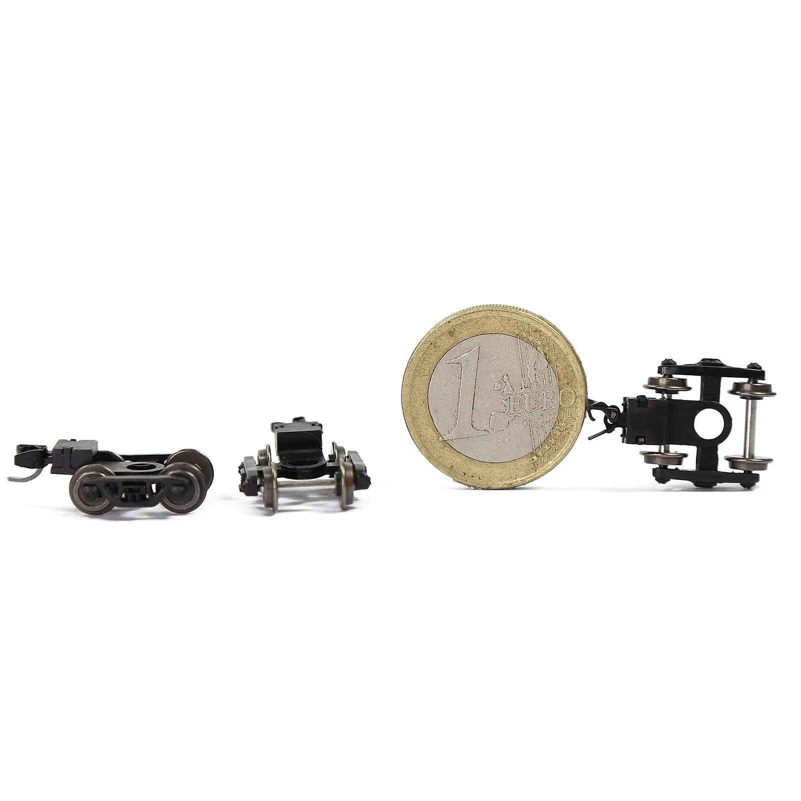 Evemodel 4pcs N Scale 1:160 Roller Bearing Truck Bogies with