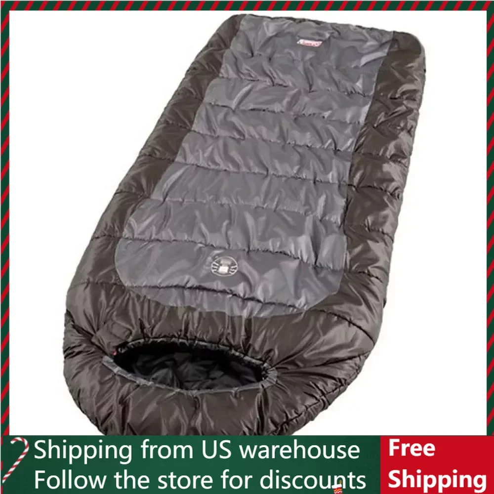 

20 degrees cold weather mummy adult sleeping bag, sturdy tear resistant reinforced polyester cover for tear resistance