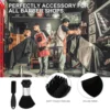 2 Pcs Cleaning Brush Hair Retractable Neck Duster Cutting Salon Haircut Mineral Travel 5