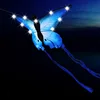 Large135cm Blue Butterfly LED Kite Single Line Bird Kites For Children Adults Outdoor Fun Animal Toy With Hand Line Factory 2