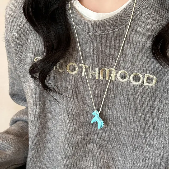 LATS – collier Long avec pendentif cheval coloré pour femmes, chaîne de pull réglable, bijoux cadeaux, accessoires 4 LATS – collier Long avec pendentif cheval coloré pour femmes, chaîne de pull réglable, bijoux cadeaux, accessoires 4
