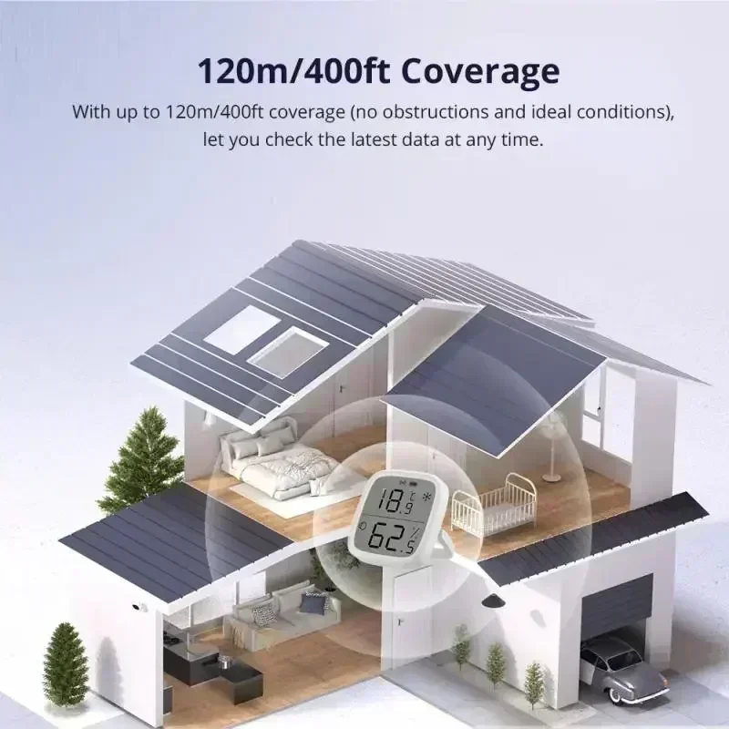 SONOFF SNZB 02D Zigbee 온도 습도 센서 SNZB-02D EWeLink 용 LCD 화면 포함 SONOFF ZigBee Bridge Alexa Alice