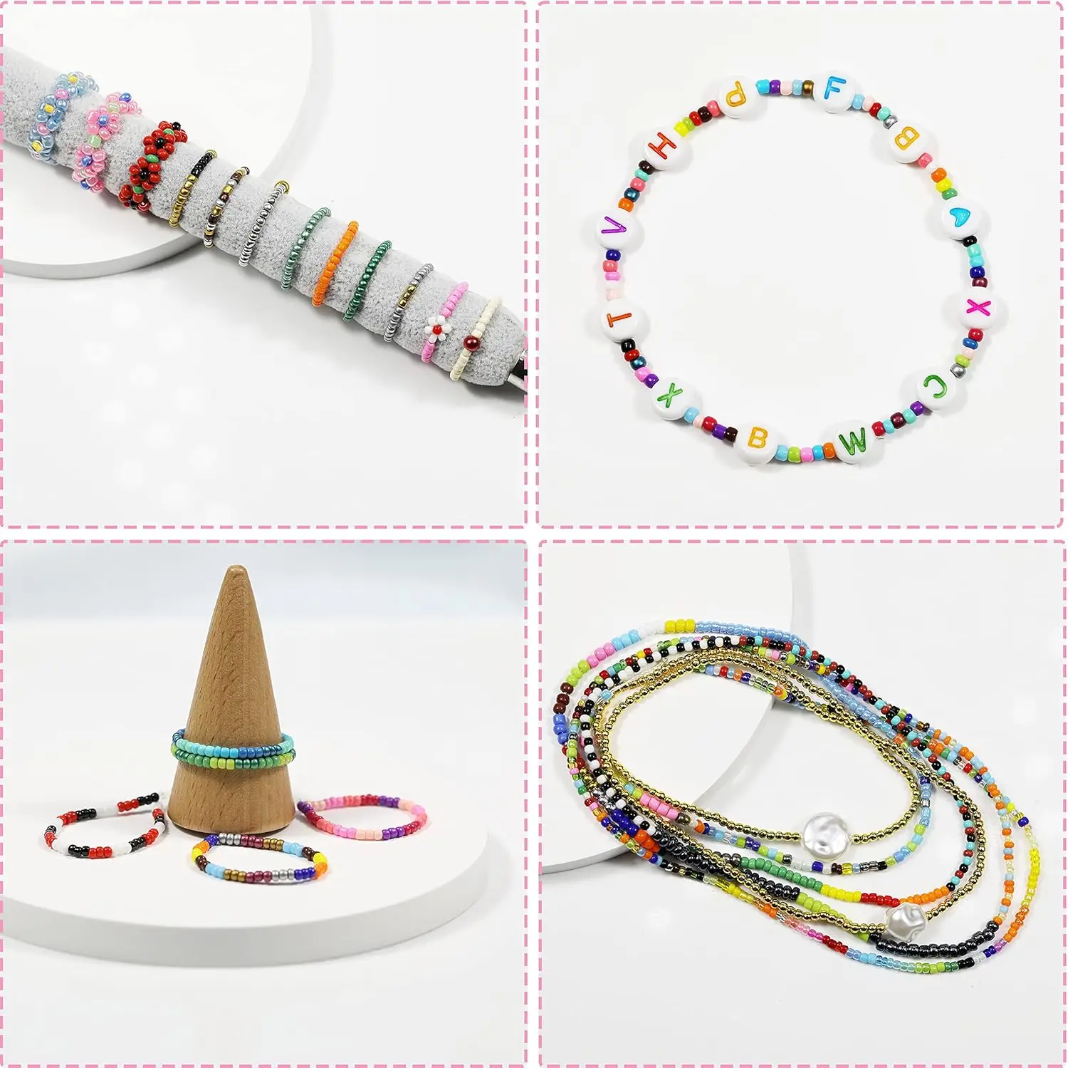 Kit Telaio Per Perline Fai Da Te - Per Bracciali E Collane Con Tessitura - Foto 8