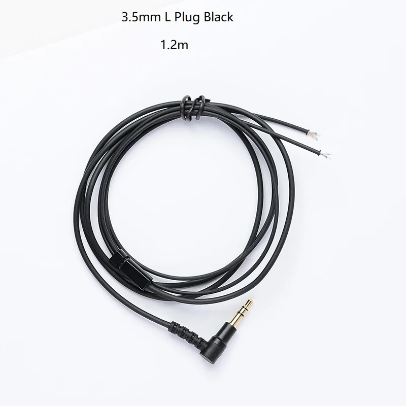 TPE OFC Cord Earphone Cable Replacement Headset Headphone HiFi Audio Maintenance Cable Wire 1.5M Headset For AKG HD201