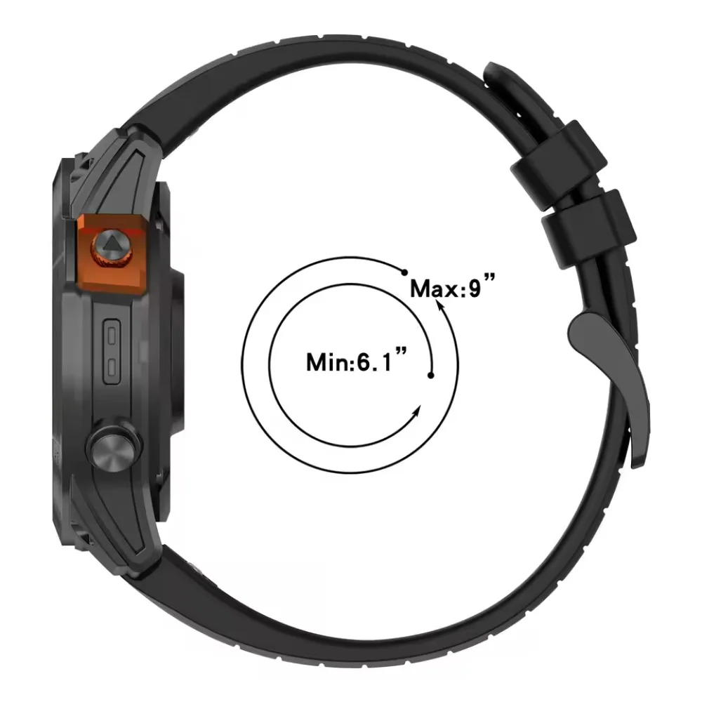 Versatile Quick Fit Silicone Strap for Smartwatches (26/22/20mm)