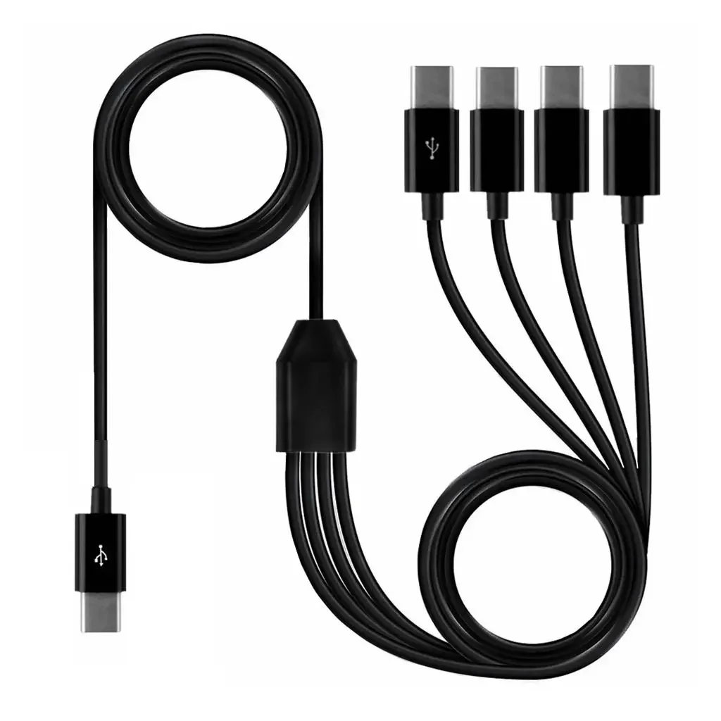 Enhanced Product Title:  
Multi-Port Type-C to USB-C Fast Charging Cable Splitter - 1.5m/0.5m Lengths for Smartphones & Tablets