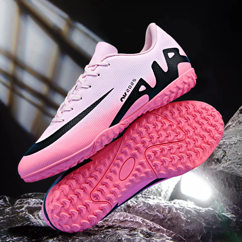 Description Picture 6 of itemNew Men Soccer Shoes Training Shoes Outdoor TF Indoor Football Boots Kids FG Ultra-light Futsal Comfortable Soft Drop Shipping