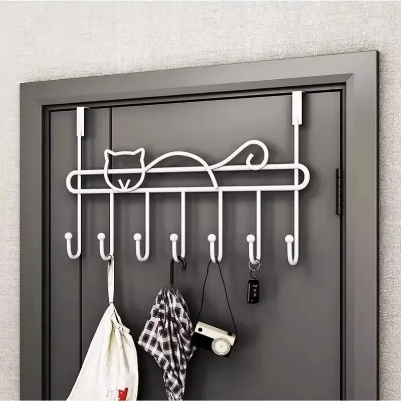 

No Punching Holes Simple Hook Behind The Door Bedroom Door Storage Clothing Storage Rack No Installation Hanging Clothes