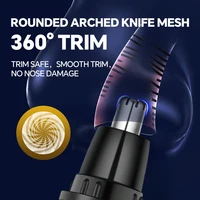 4-in-1 professional beauty kit, USB rechargeable nose and ear clipper, beard and eyebrow shaver 5