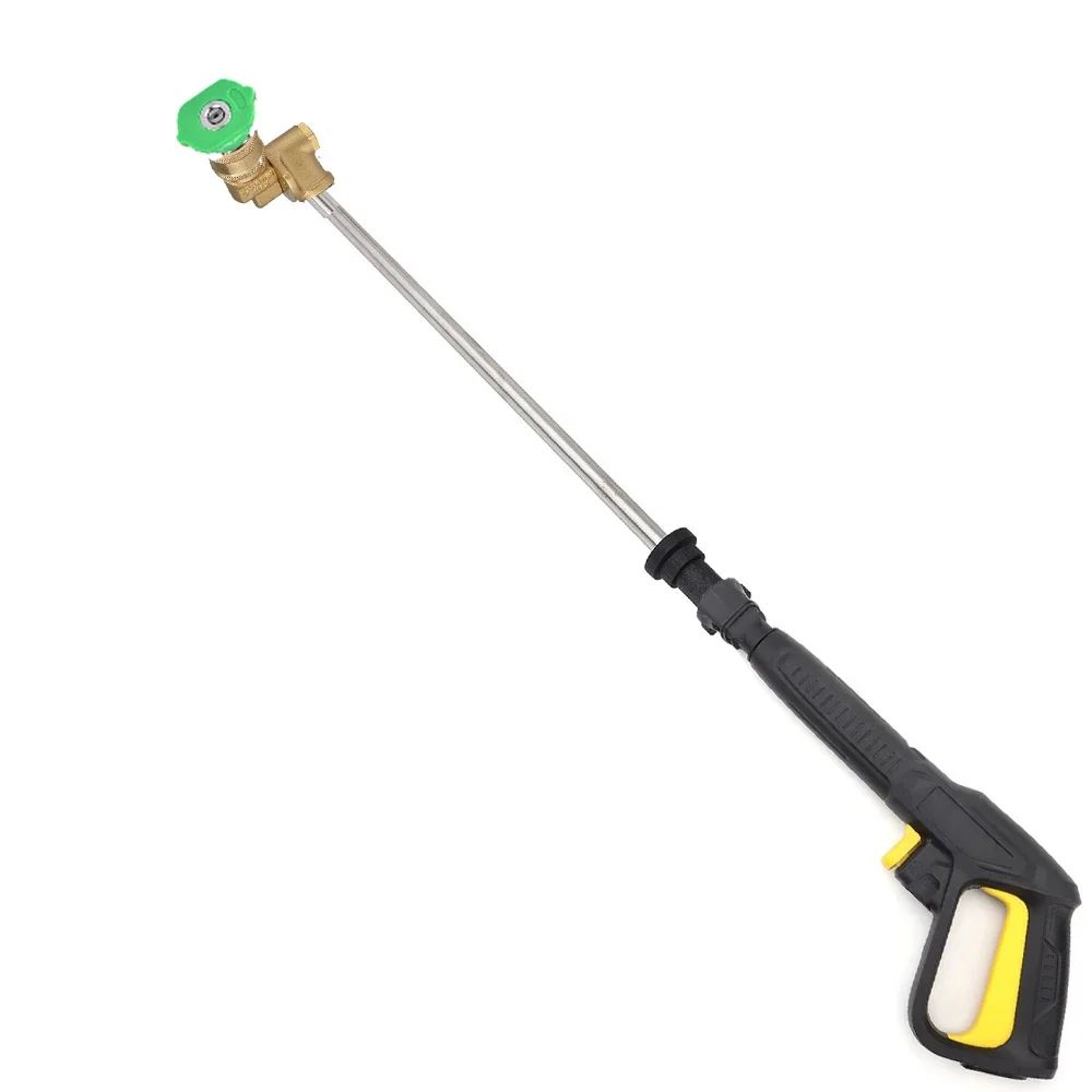 High-Pressure Wash Gun Extension Wand Multiple Specs lenght for Karcher K2/K3/K4/K5/K7 180&deg; Pivoting Coupler & Nozzles Included