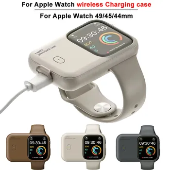 Wireless Portable Charger Power Bank Case For Apple Watch 10 46MM Spare Battery Charging Powerbank For IWatch Ultra 2 49MM 9 8